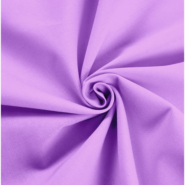 Lavender 100% Craft Cotton Solid Fabric Plain Pale Purple Material